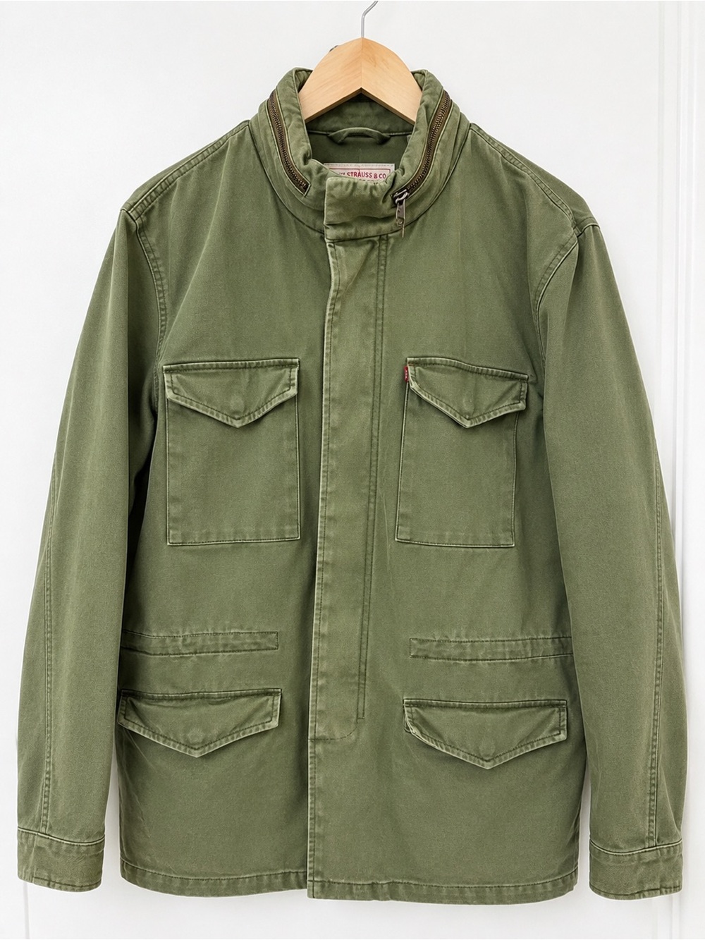 Levi Strauss & Co. Women’s Olive Green Utility Military Field Jacket XL